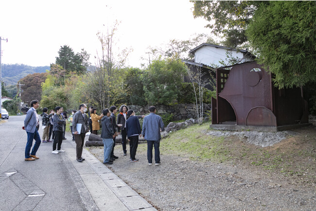 降車して間近での鑑賞も