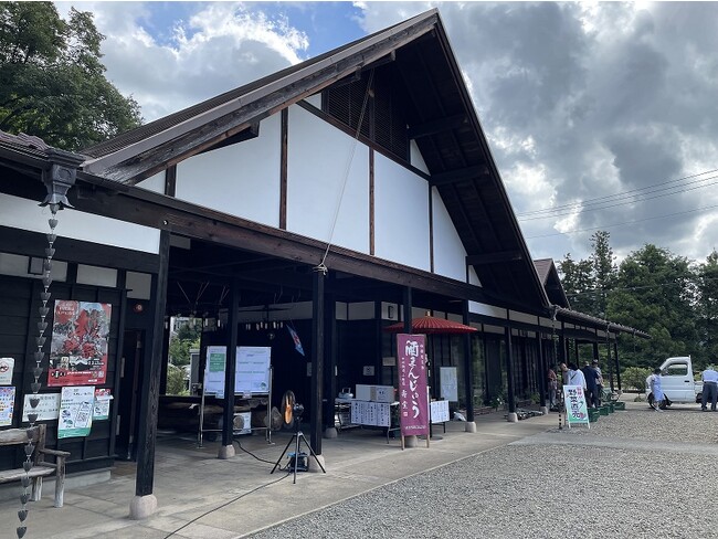 マルシェ会場となる小原の郷