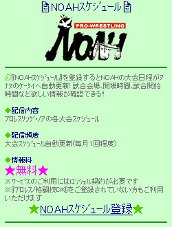 全日本プロレス プロレスリング ノア Iスケジュール 配信開始 ジグノシステムジャパン株式会社のプレスリリース