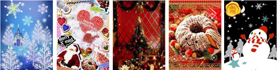 かわいいサンタ や クリスマスキャンドル パーティー気分を盛り上げるクリスマス画像が70枚以上 クリスマス壁紙 アプリ登場 ジグノシステムジャパン株式会社のプレスリリース