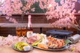 【春BBQ】焼いて、挟んで、ほおばる！新感覚の「桜テラスでピクニックBBQ」がバネバグース赤坂見附店に登場