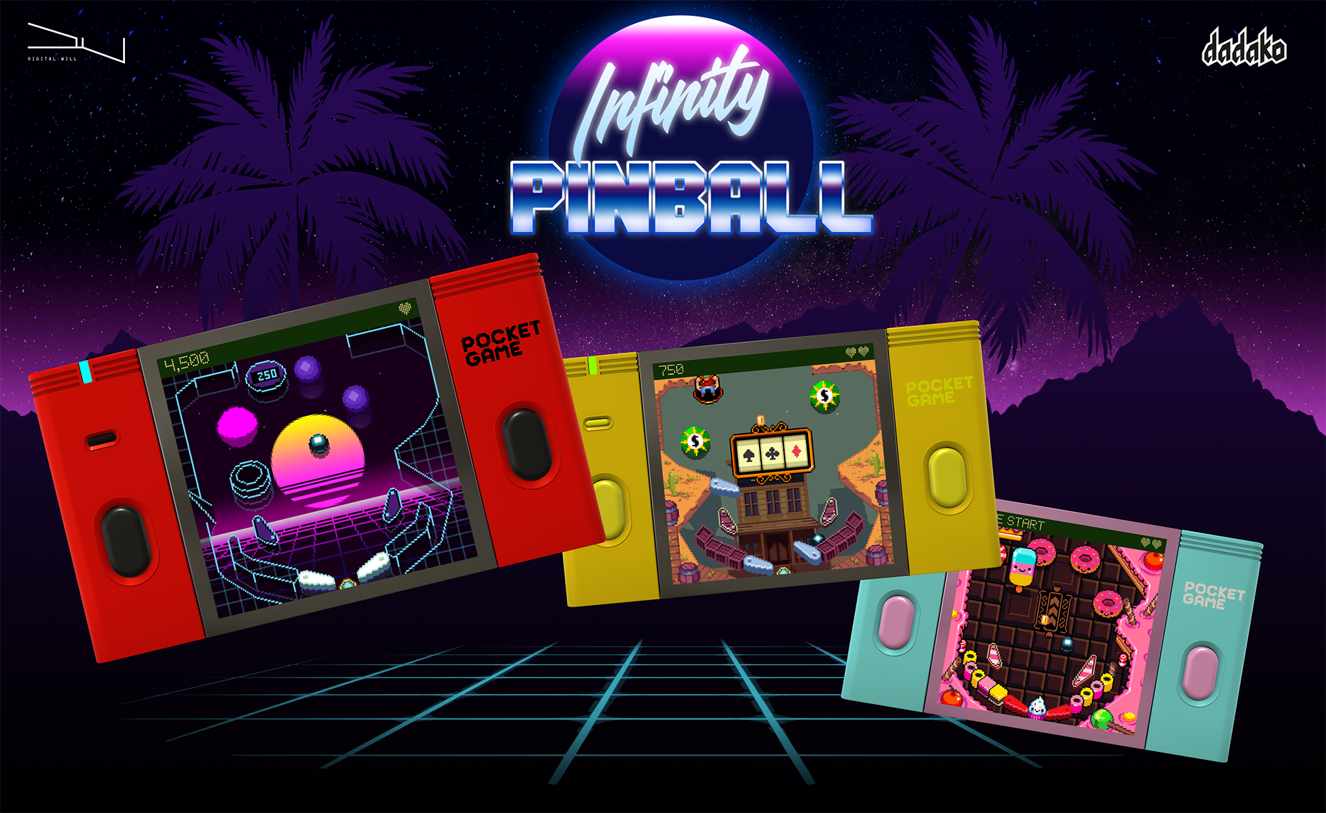 あのレトロアーケードゲーム Infinity Pinball がpc版でもプレイ可能に デジタル ウィル株式会社のプレスリリース