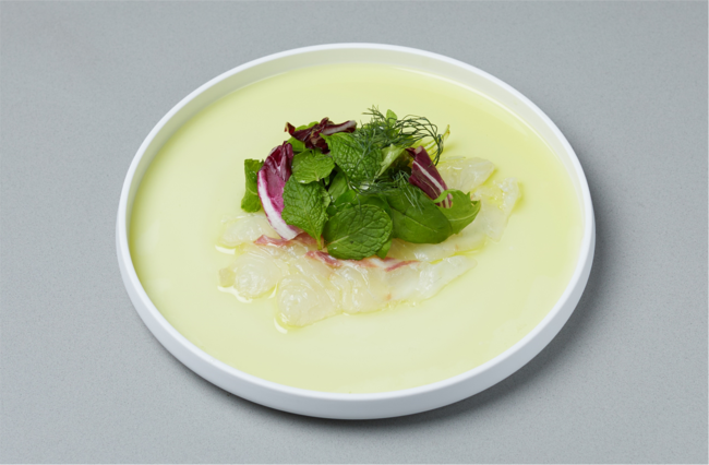 ハーブごまオイルのカルパッチョ 1,200円