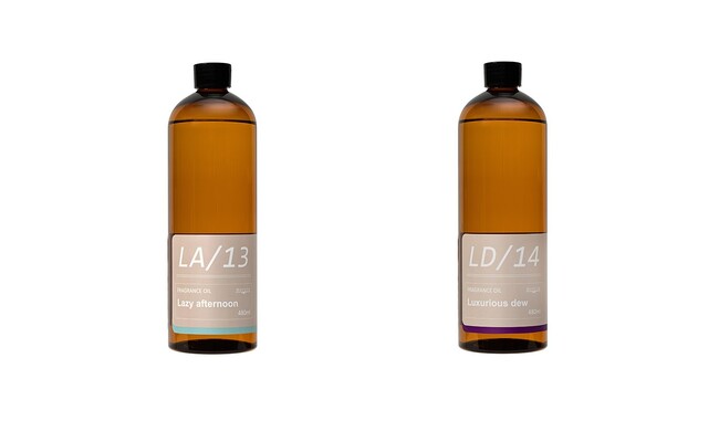 左：LA（レイジーアフタヌーン）、右：LD（ラグジュリアスデュー）
