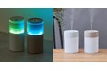 サイドテーブルやベッドサイドの間接照明としても活用できる、コンパクトサイズのLEDライト機能付き加湿器2種がLife on Productsから新発売