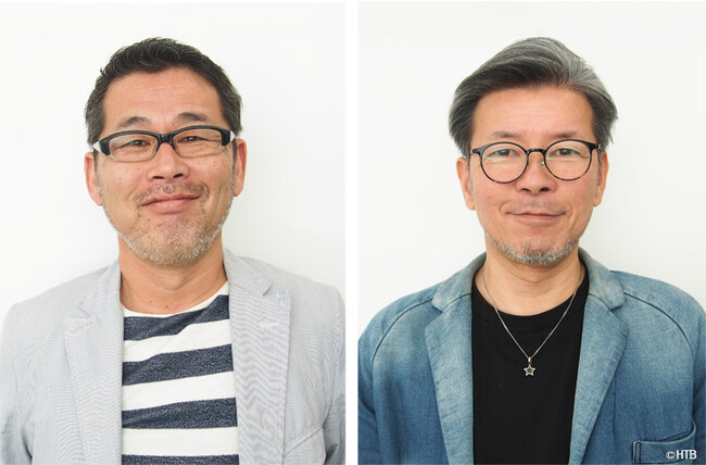 左から藤村忠寿ディレクター、嬉野雅道ディレクター(C)HTB