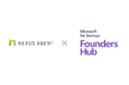 ネクサスエージェント Microsoft for Startups Founders Hub の最高位「Scale」に採択