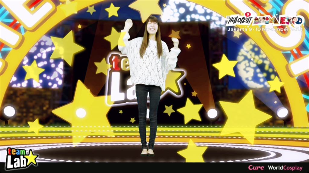 架空の三次元空間に入り込み リアルタイムな動画 写真撮影を可能にする Teamlabstudio B版を開発 インドネシア最大のポップカルチャーイベント ジャカルタ に招待展示 11 9 10 チームラボのプレスリリース