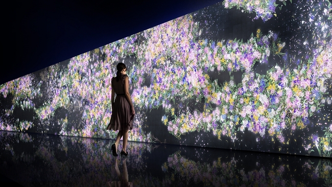 チームラボ グッチ新宿にて東京に咲く花々をモチーフにした 参加型のデジタルインスタレーション作品 Infinity Of Flowers を発表 9月13日 土 9月28日 日 まで チームラボのプレスリリース