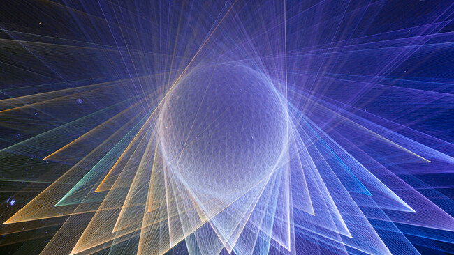 チームラボ《Sphere》2020-, Light Sculpture - Plane, Sound - Hideaki Takahashi (C) チームラボ
