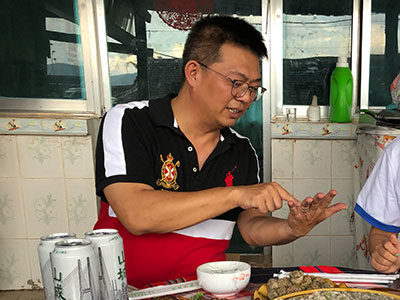 農園主の曾(ソウ)氏 農園主の曾(ソウ)氏