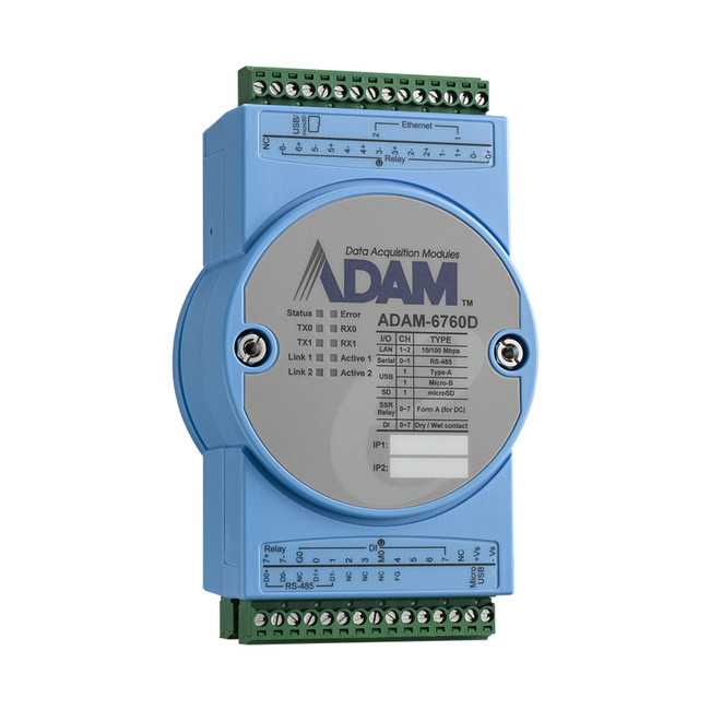 ADAM-6760 リレー出力付きインテリジェントI/Oゲートウェイを発売 企業リリース | 日刊工業新聞 電子版