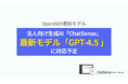 法人契約できるChatGPTサービス「ChatSense」、最新の「GPT-4.5」に対応予定