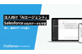 Salesforce連携に対応開始、法人向けAIエージェント「ChatSense」の新機能
