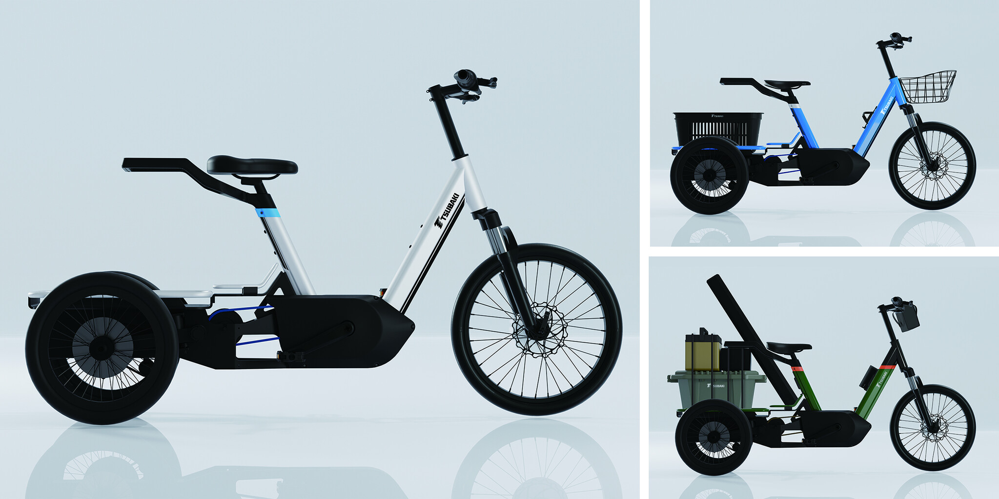 「誰もが気軽に乗れる」をコンセプトに 電動アシスト3輪自転車「多目的e-Cargo」を開発|株式会社椿本チエインのプレスリリース