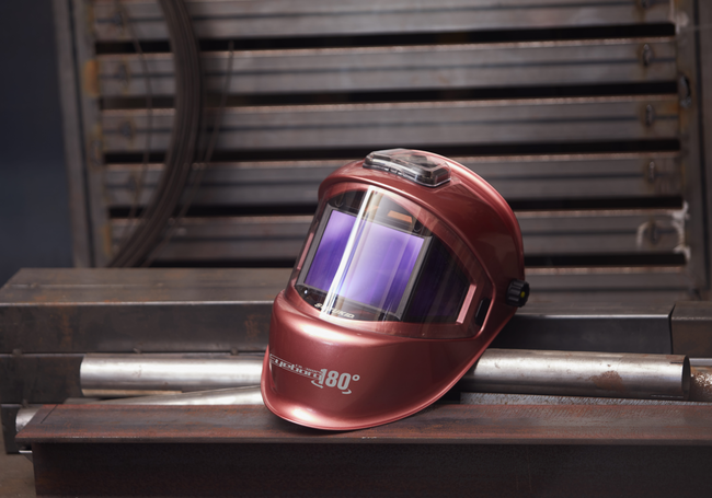 SUZUKID自動遮光面最上位モデル アイボーグ180°特別カラー”ROSE（ロゼ 