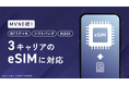 MVNEサービスのソフトバンク回線において「eSIM」の提供を開始