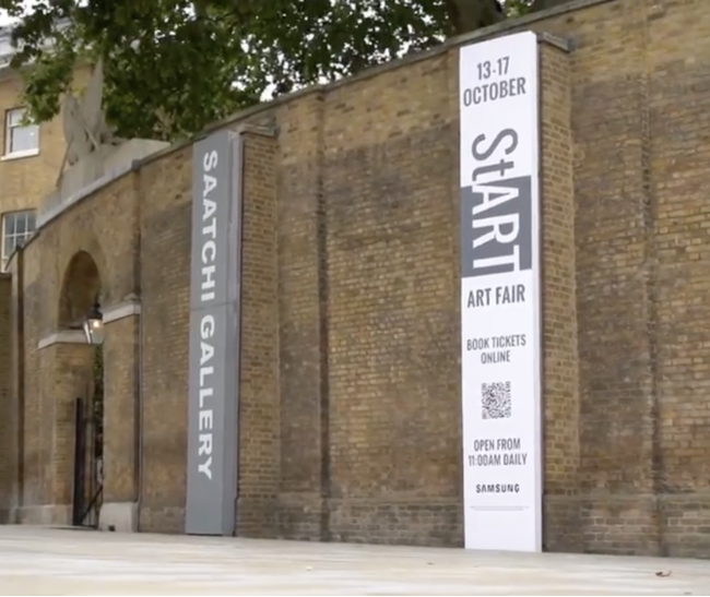 ロンドン開催「START ART FAIR 2021」展示の様子