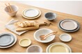 軽量磁器食器カルエクレシリーズにリム形状が登場。好評につき取扱店舗を拡大!