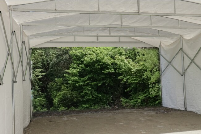 人気提案 DOMEDEPOT テント倉庫 ガレージテント 36平米 10坪 間口6m