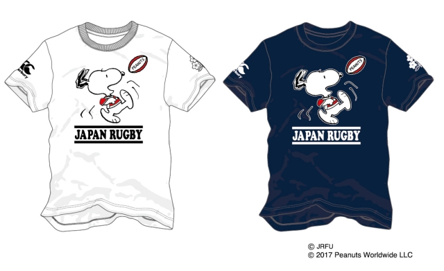 カンタベリーオブニュージーランド ラグビー日本代表と ピーナッツ のコラボレーション スヌーピー Tシャツを販売します 株式会社ゴールドウインのプレスリリース