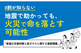 7割以上が災害に不安を感じるも、「窓の火災対策」は盲点