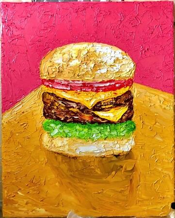 Double cheese burger