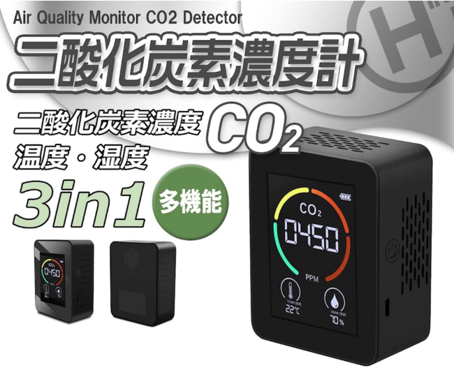 Air Quality Monitor Co2 Detector