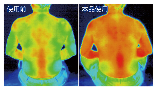 名古屋工業研究所にてメーカー調べ　※暖暖あったか節電マットの画像です。