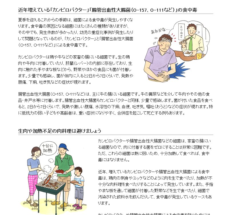 夏直前 暮らしの事故 を防ぐには 食中毒への注意 扇風機とエアコンの知っておきたい危険性 気象情報チェックの重要性 内閣府政府広報室のプレスリリース