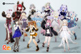 Re:AcTメンバーがデジタルフィギュア「ホロモデル」化決定 ポップアップショップにて販売開始