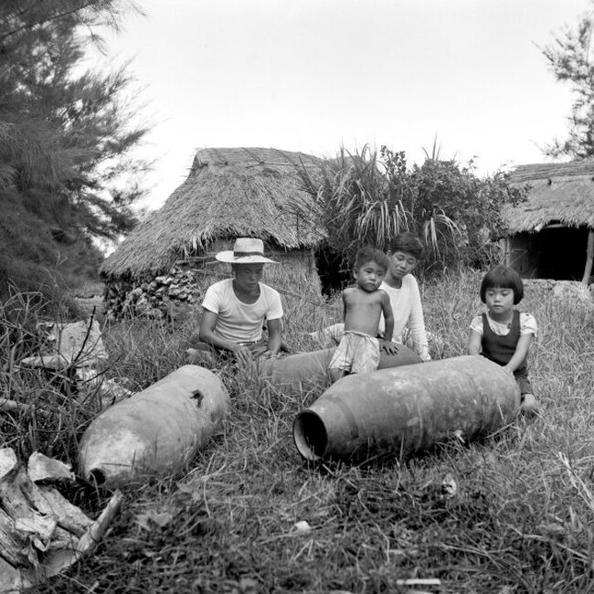 演習で使われた１トン爆弾　1955-67年