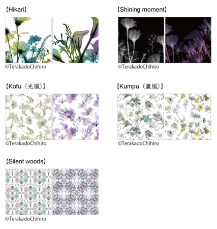 花のレントゲン写真で作るフラワーパターンのデザインブランド Memorif 発表のお知らせ Lucky No 3 Ln3 のプレスリリース