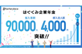 お金の福利厚生「はぐくみ企業年金」加入者数9万人・導入法人数4,000社突破