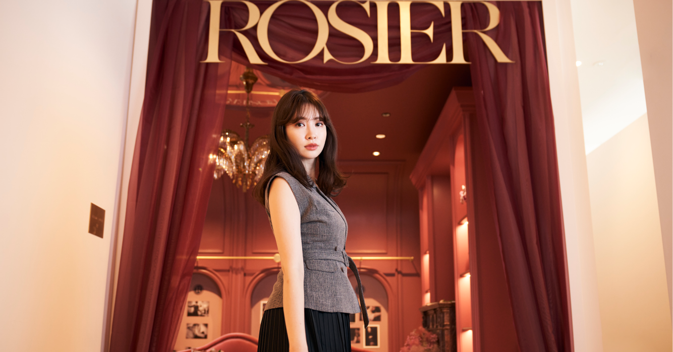 小嶋陽菜プロデュースのランジェリーブランド「ROSIER by Her lip to