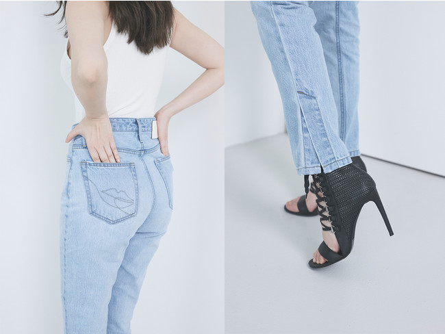 Her lip to - herlipto Tokyo High Rise Jeans インディゴの+