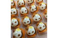 2月22日の「にゃんにゃんにゃん」の猫の日をイメージした、猫がモチーフのあんこの和菓子「にゃん子」期間限定で販売