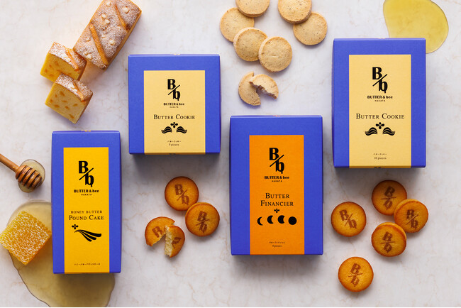 (写真) BUTTER&bee 新パッケージ (写真) BUTTER&bee 新パッケージ