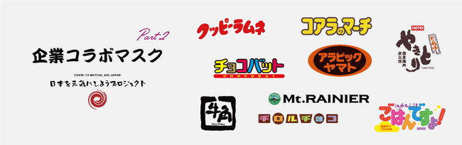 アパレル専門店のコックス Web限定販売 オリジナリティ溢れる異業種10ブランド 企業コラボ マスク Part２の予約販売を Mask Com にて開始 イオン株式会社のプレスリリース