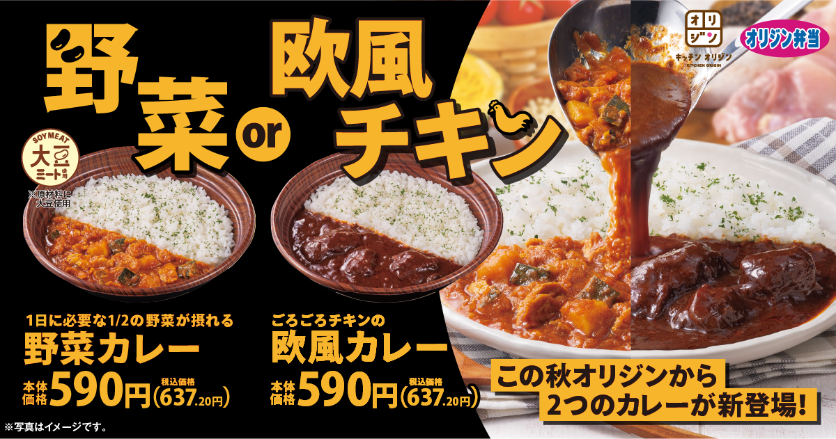 全くちがう２種の新カレー 野菜カレー と 欧風チキンカレー が期間限定で登場 イオン株式会社のプレスリリース