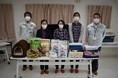お客さまにイオンペット店頭へお寄せいただいたペット用品等を回収し、東北３県の動物愛護センター・保健所に寄付（支援）しました