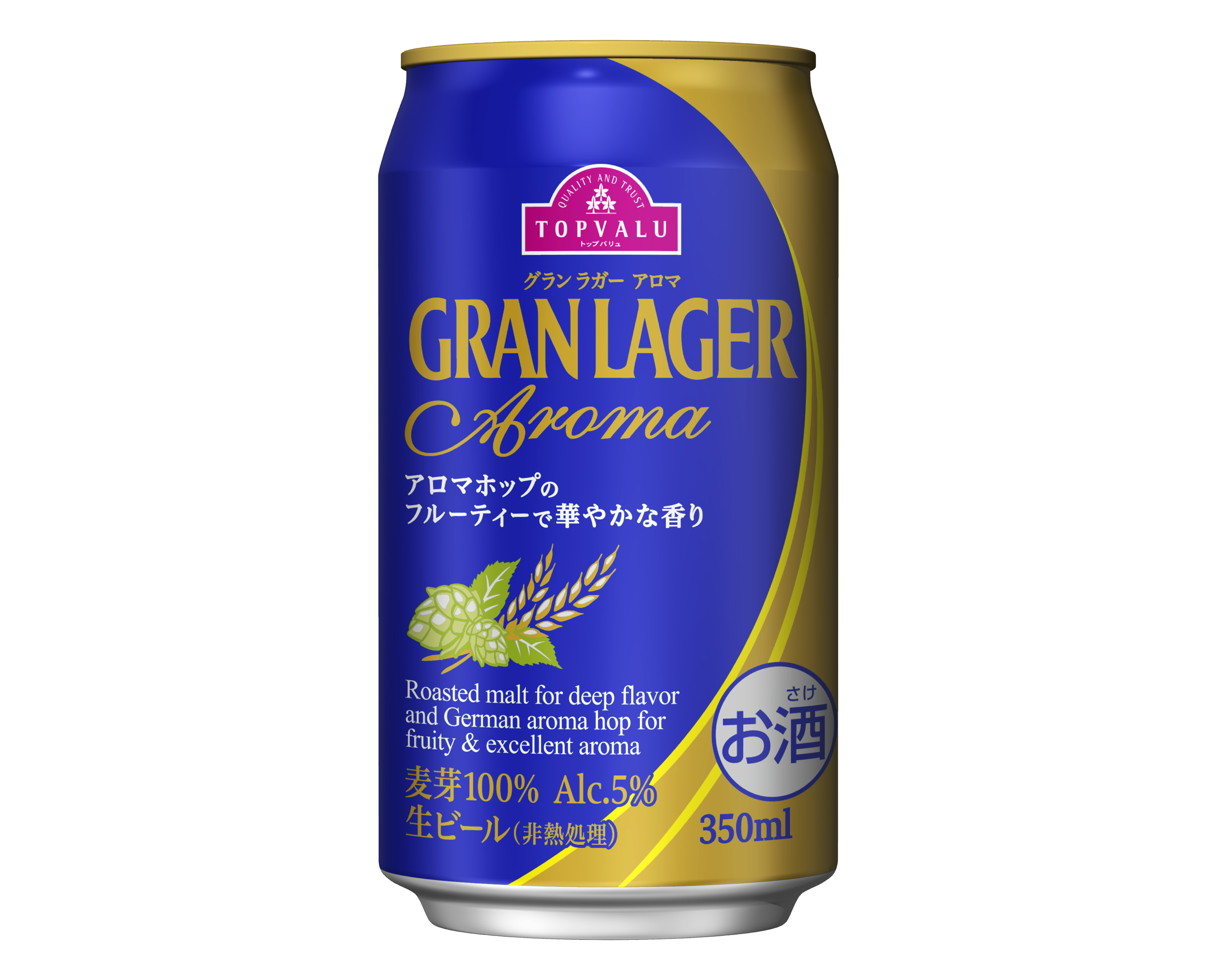 トップバリュから 香るプレミアムビール トップバリュ グランラガーアロマ が誕生 イオン株式会社のプレスリリース