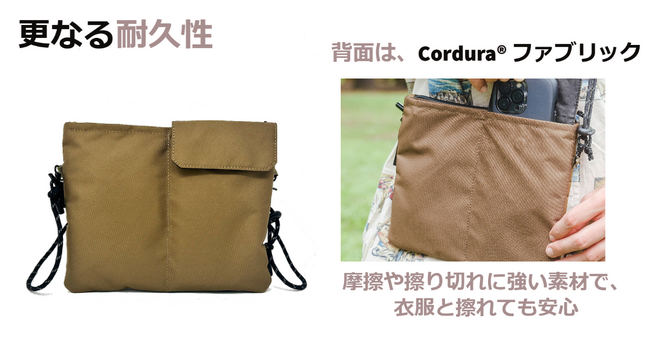 Cordura(R) ファブリックは、アメリカのインビスタ社が製造販売している素材です。