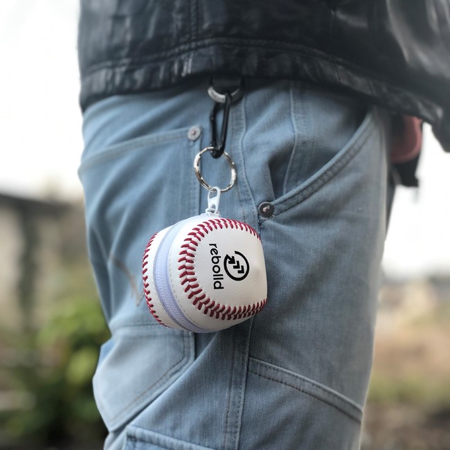 本格的な野球ボール型ポーチに入ったコンビニ袋サイズのエコバッグ誕生 株式会社一光ユニテクスのプレスリリース