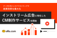 オロ、インストリーム広告に特化したCM制作サービスを開始