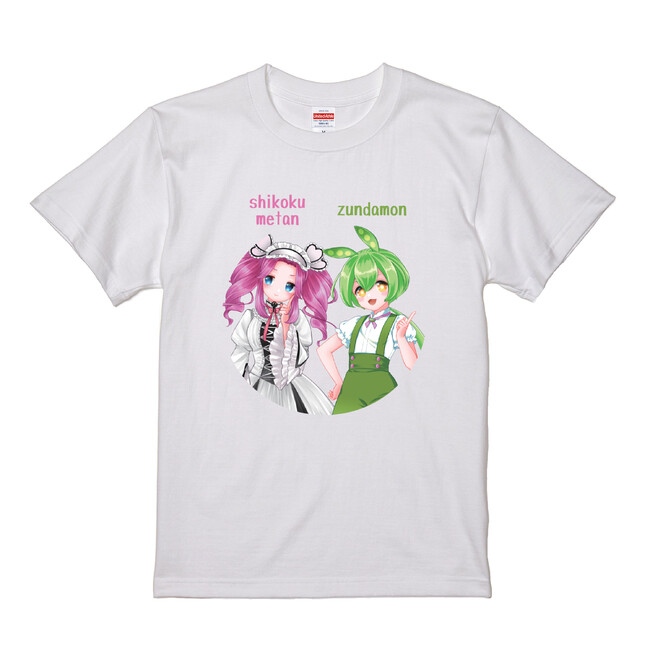 めたん・ずんだもんTシャツ