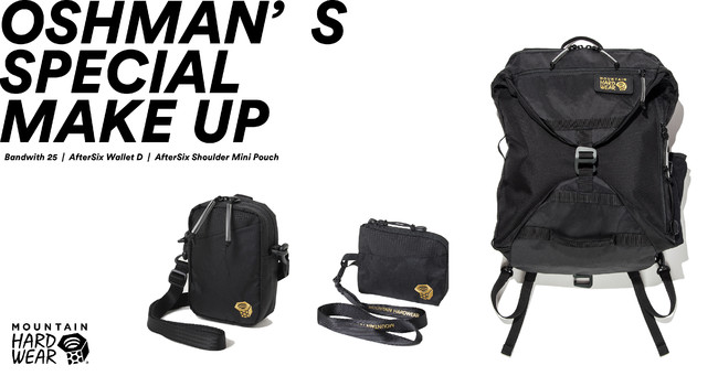 MOUNTAIN HARDWEAR × OSHMAN'S】BLACK×GOLDの限定カラー OSHMAN'S