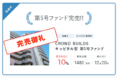 CROWD BUILDS キャピタル型第5号ファンドが満額調達完了