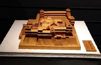 写真４：久留米城模型（有馬記念館にて展示）