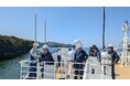 【鳥羽商船高専】KDDI株式会社と合同で船舶型基地局の設置訓練を実施